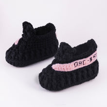 Load image into Gallery viewer, Copper Crochet Baby Shoes
