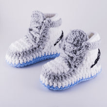 Load image into Gallery viewer, J-1 "AIR" Crochet Shoes Gray