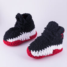 Load image into Gallery viewer, Playoffs 11 Crochet Baby Shoes