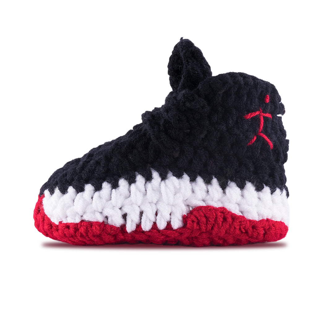 Playoffs 11 Crochet Baby Shoes