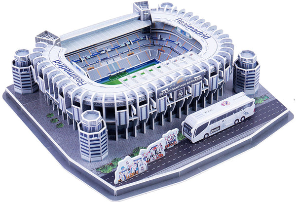Puzzle 3D Santiago Bernabeu Real Madrid Estadio Fútbol NANOSTAD  www.puppentoys.com 